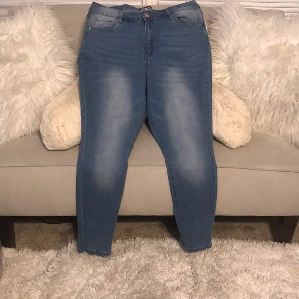 Skinny Blue Jeans